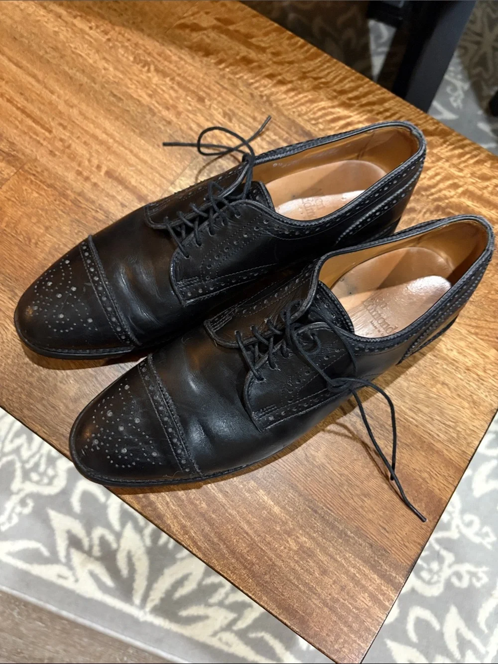 Allen Edmonds Sanford. Black. 9.5.